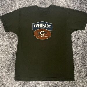 VTG “Eveready 9” Classic Logo Graphic T-Shirt L